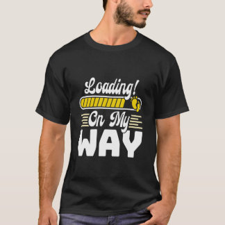 これからママになる人 ローディング中 妊娠 面白い Tシャツ