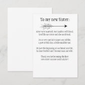 これから生まれる妹へ 招待状 (正面/裏面)