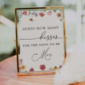 これから結婚する奥さんへのキスの数を当ててみて ポスター