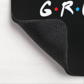 これから結婚する男の友達と結婚式前の独身最後の夜 マウスパッド (コーナー)