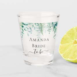これから結婚する花嫁　ユーカリグリーン　シダ　森 ショットグラス