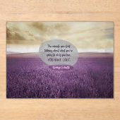 これから行う作業 アクリル招待状 (正面)