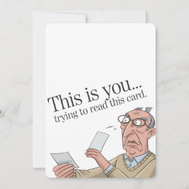 これがあなたがこのカードを読もうとしている様子 面白いパパ シーズンカード
