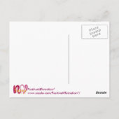 これがあなたのテキストポストカードを喜ぶことを願う ポストカード (裏面)