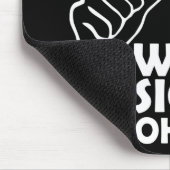 これがくもの巣デザイ素晴らしナーの様子である マウスパッド (コーナー)