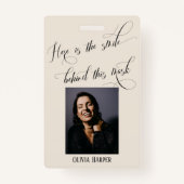 これがこのマスク·クリームのスマイルエレガントです バッジ (正面)