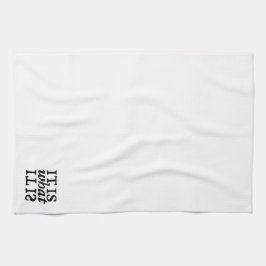 「これがそうだ」タイポグラフィキッチンタオル キッチンタオル