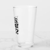 「これがそうだ」タイポグラフィ タンブラーグラス (左)