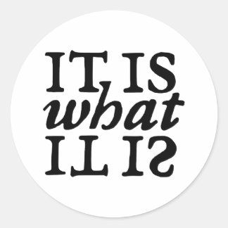 「これがそうだ」タイポグラフィ ラウンドシール