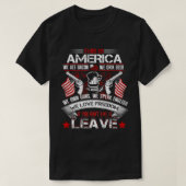 これがアメリカだ Tシャツ (デザイン正面)