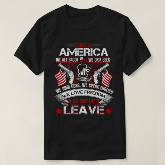 これがアメリカだ Tシャツ (デザイン正面)