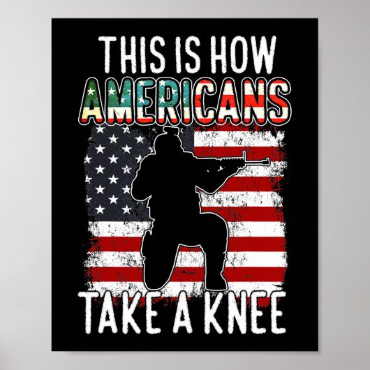 これがアメリカ人が膝のギフトベーターを取るおもしろい方法だ ポスター (正面)