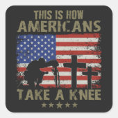 これがアメリカ人の膝の使い方だ スクエアシール (正面)