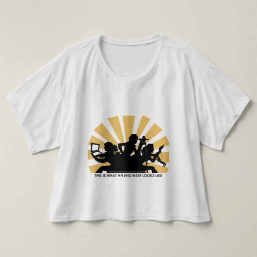 これがエンジニアのT型に見える Tシャツ (デザイン正面)