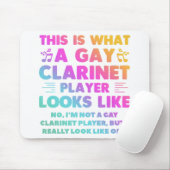 これがクラリネットゲイのプレイヤーのLGBTに似ている マウスパッド (マウス)
