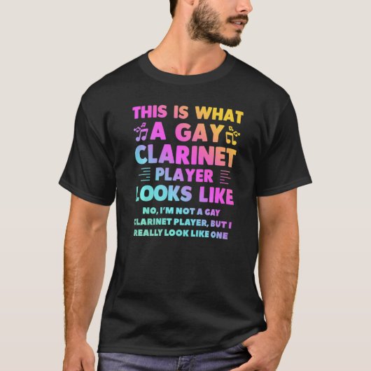 これがクラリネットゲイのLgbtに似ている Tシャツ (正面)