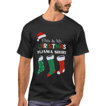 これがクリスマスのパジャマのTシャツだ