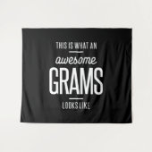 これがグラム素晴らしの見た目だ タペストリー (正面(横))