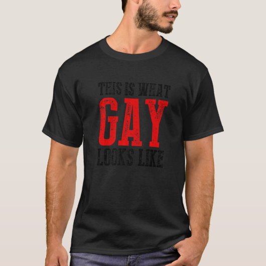 これがゲイの外観2 Tシャツ (正面)