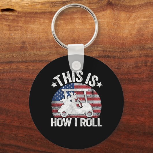 これがゴルフ転がのおもしろいやり方 キーホルダー (正面)