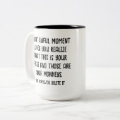 これがサーカスで君のサーカスであることに気付く ツートーンマグカップ (正面左)