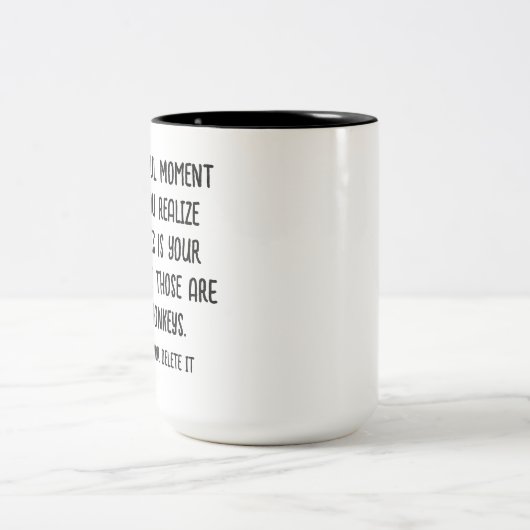 これがサーカスで君のサーカスであることに気付く ツートーンマグカップ (中央)