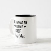 これがシェフの素晴らし見た目だ ツートーンマグカップ (正面左)