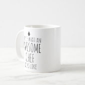 これがシェフ素晴らしの見た目 コーヒーマグカップ (正面左)