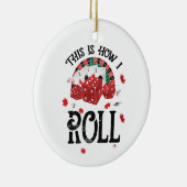 これがシャツの転が黒い方だ セラミックオーナメント (右)