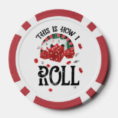 これがシャツの転が黒い方だ ポーカーチップ (裏面)