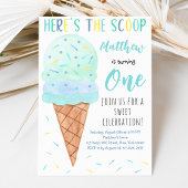 これがスクープ・ブルーボーイアイスクリーム誕生日 招待状