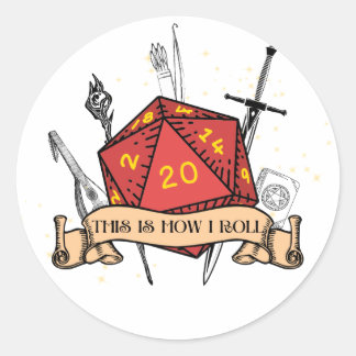 これがステッカー転がの方法 ラウンドシール