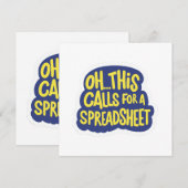 これがスプレッドシートを呼び出す 招待状 (正面/裏面)