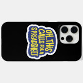 これがスプレッドシートを呼び出す Case-Mate iPhoneケース (裏面 (横))