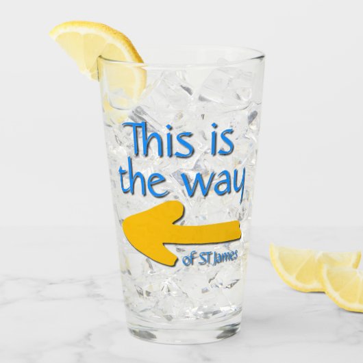 これがセントジェームスの道だ タンブラーグラス (アイス正面)