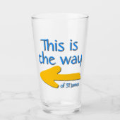 これがセントジェームスの道だ タンブラーグラス (正面)