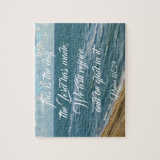 これがデイバイブル聖なる書物、 経典ビーチクリスチャン ジグソーパズル (縦)