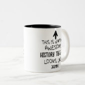 これがヒストリ素晴らし先生の外観 ツートーンマグカップ (正面右)