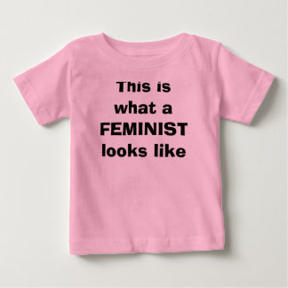 これがフェミニストに見える ベビーTシャツ