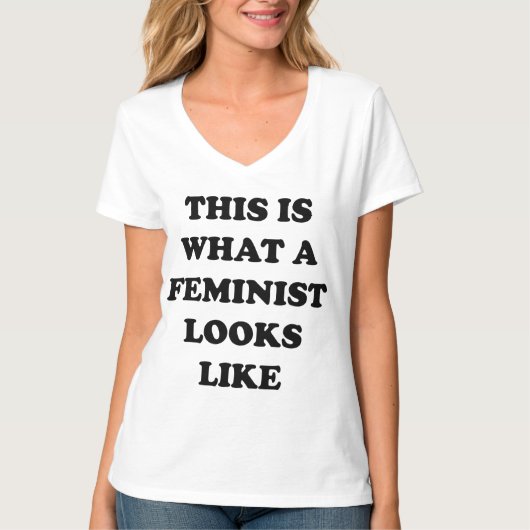 これがフェミニストに見える Tシャツ (正面)