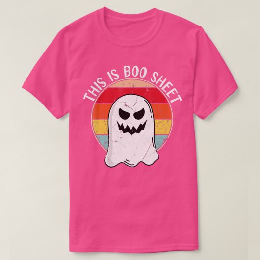 これがブーシートハッピーハローウィン Tシャツ (デザイン正面)