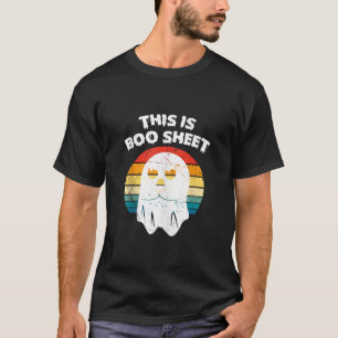 これがブーシート幽霊レトロハロウィン不気味Cos Tシャツ