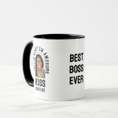 これがボスが写真に素晴らし見える様子だ マグカップ (正面左)