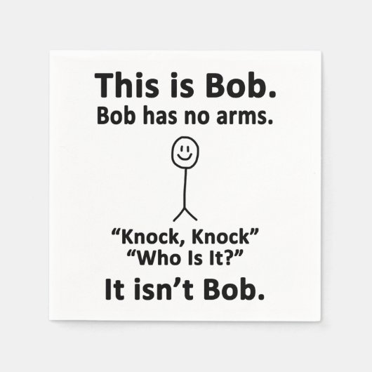 これがボブ スタンダードカクテルナプキン (正面)