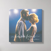これがミセスさんの写真を永遠に脚本結婚に載せる キャンバスプリント (正面)