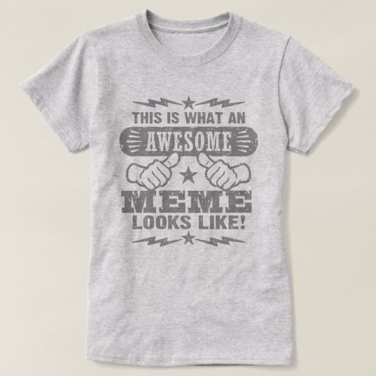 これがミームの素晴らし様子だ Tシャツ (デザイン正面)