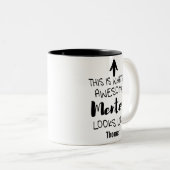 これがメンター素晴らしの容貌だ ツートーンマグカップ (正面右)