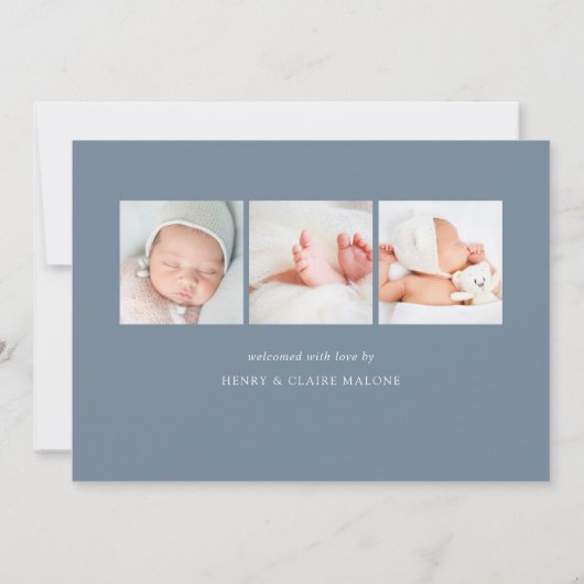 これがラブフォト誕生 案内状 (裏面)