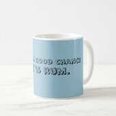 これがラム酒のマグのよいチャンスがあります コーヒーマグカップ (正面右)