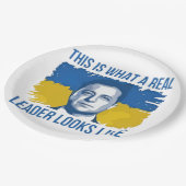 これがリーダー実在のウクレインに見える ペーパープレート (アングル)